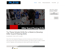 Tablet Screenshot of jiujitsutechnician.com